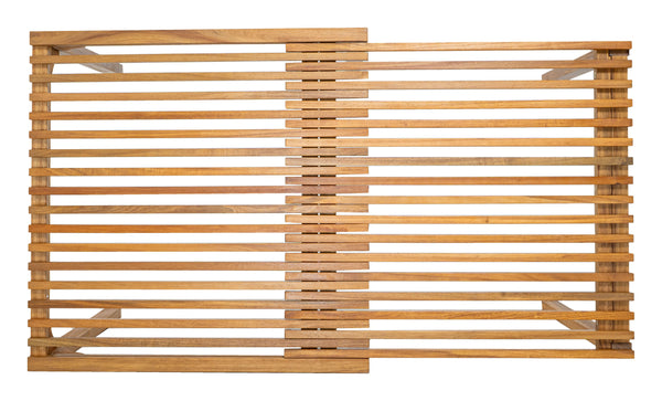 Zuo Modern Riviera Extendable Dining Table Natural – Solid Acacia Wood, Stylish Design For Indoor & Outdoor Use Natural Solid Acacia Wood 704154-zuo-modern