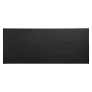 English Elm Christopher Knight Home® - 9PCS Dining Set with Rectangular Table and Ladder Back Chairs, Rubberwood Frame, Upholstered Seats Beige+Black N771P192288B_N771P195513H_9