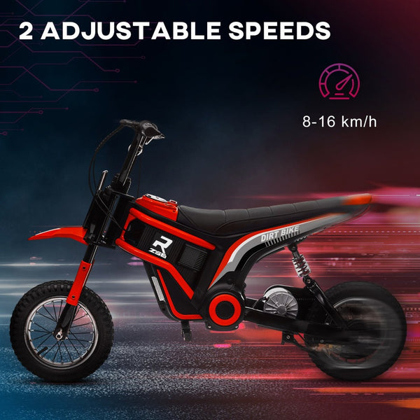 English Elm Aosom 12v Electric Kids Ride on Utv with Remote Control Suspension and Music System Red W2225P229308