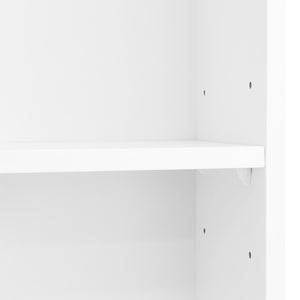 English Elm VIBE 54.7" Hall Tree Entryway Organizer with Mirror, Flip Shoe Cabinets, Bench, Hooks, 4-in-1 Storage System SJ000141AAK