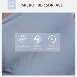 English Elm HOMCOM Plush PU Leather Swivel Recliner with Ottoman, 360° Rotating Relaxing Chair with Footrest and Adjustable Backrest for Living Room Office Comfort Gray W2225P217471