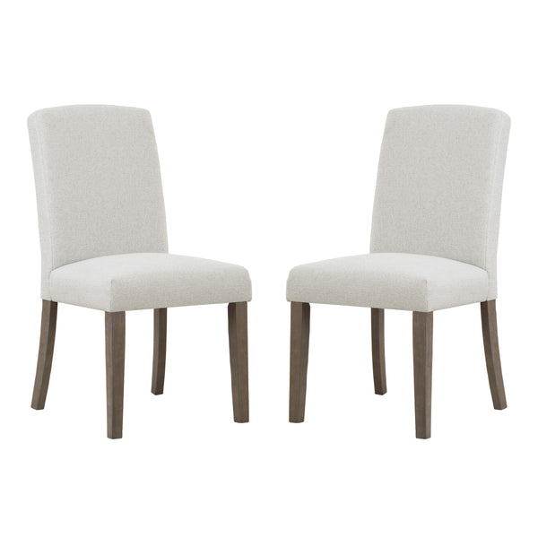 OSP Home Furnishings Everly Dining Chair  - Set of 2 Light Grey