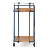 Christopher Knight Home® - Noble House - Kanaan Antique Finish Firwood and Iron Coffee Cart