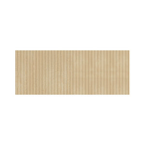 English Elm Modern Wavy Wall-mounted Queen Headboard with Organic Wood Grain Bohemian Bedroom Texture Oak W1820P407911