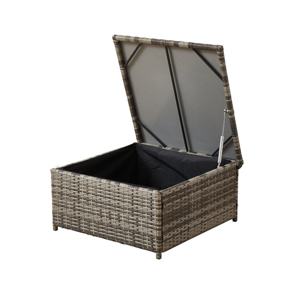 English Elm Patio Sofa With Plush Cushions - Weather-Resistant, Durable Outdoor Seating For Stylish Relaxation B205S00064-GIGA