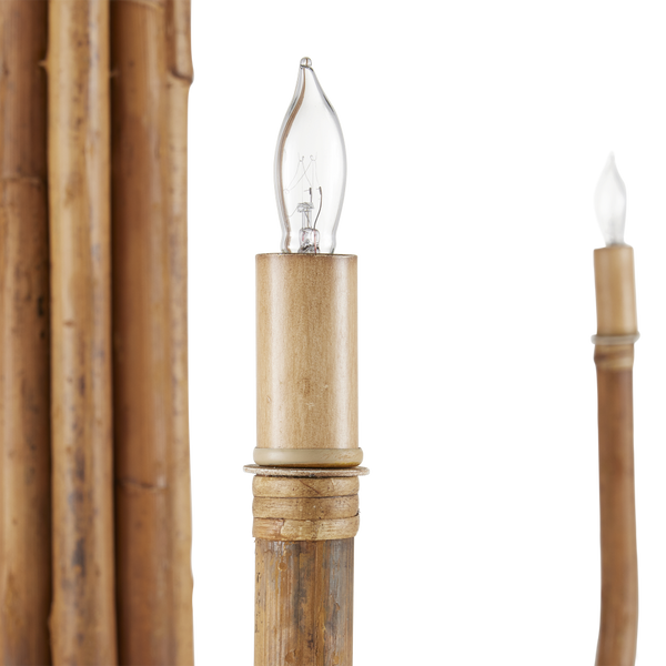 Samsara Chandelier - Stunning Rattan Design, Adjustable Height, Coastal Style, Perfect for Modern Spaces