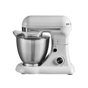 English Elm Geek Chef Tilt-head Stand Mixer Copper Motor Planetary Action 4.8qt Stainless Bowl Gray W1002P416196