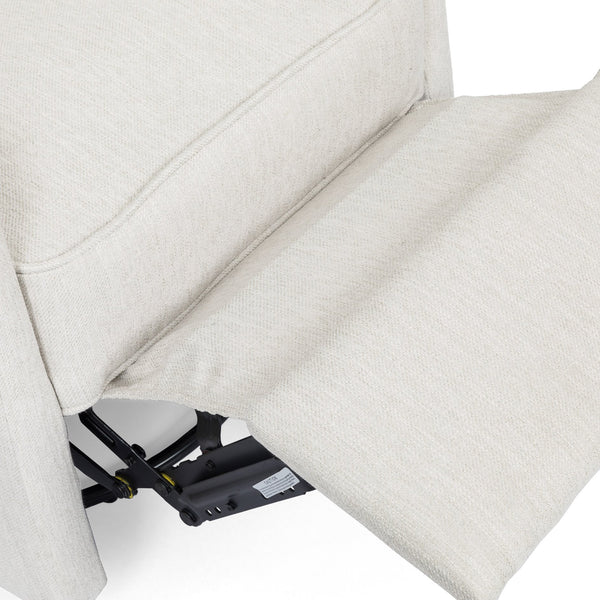 English Elm Christopher Knight Home® - Classic Linen Recliner Chair with 360° Swivel and Manual Recline, Durable Frame, Cozy Upholstery Beige 66842.00BGE