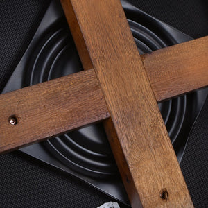 English Elm Jennifer Taylor Home - Holmes Tufted High-Back 360 Swivel Counter Stool in Mid Faux Leather — Handcrafted Comfort & Support Tan+Brown B2719P238380