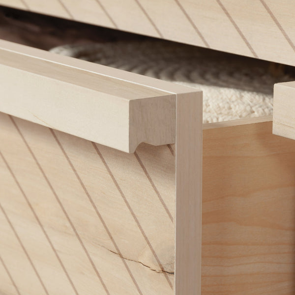 English Elm Dresser, Versatile Brown Finish With Six Drawers - Durable Engineered Wood For Organized Storage B356P367729