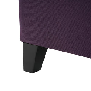 English Elm Christopher Knight Home® - STORAGE Tufted Purple Fabric Ottoman Bench with Hidden Storage, Pine Frame, Versatile Seat & Footrest N757P245670P