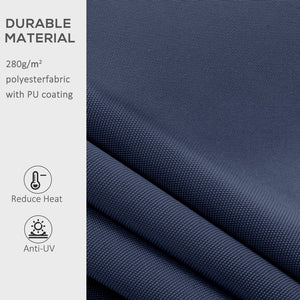 English Elm Outsunny 10' X 8' Retractable Awning - Stylish Uv & Water-Resistant Sunshade For Patios & Balconies W2225P174153-GIGA