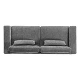 Christopher Knight Home® - Noble House - - 79.5" Modern Fabric Sofa With Plush Cushions, Sleek Arm Design, And Sturdy Solid Wood Frame – Comfortable Seating For Living Room, Bedroom, Or Office Lounge