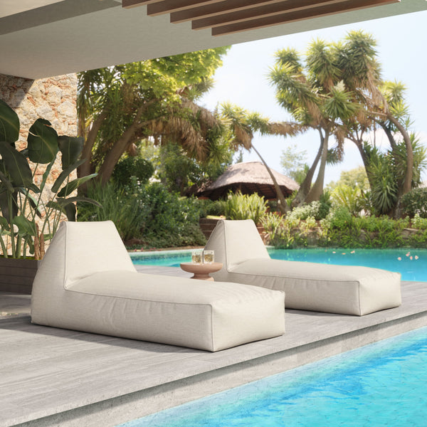 Zuo Modern Kalm Lounge Chair In Beige – Modern Indoor/Outdoor Comfort With Olefin Fabric For Stylish Spaces Beige 100% Olefin,100% Polypropylene,Textilene 704117-zuo-modern