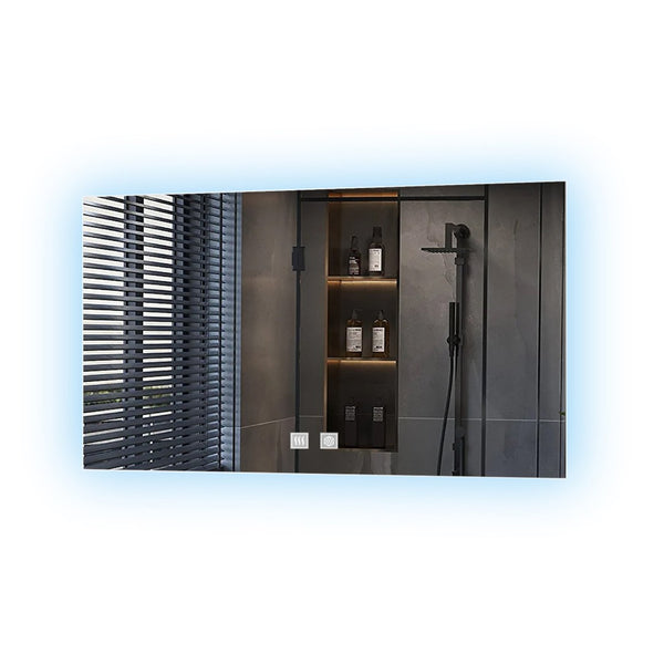 English Elm Vellum Backlit Led Vanity Mirror with Defogger for Spa Inspired Bathroom Walls B2731P478341