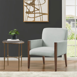 Martha Stewart Remo Modern/Contemporary Upholstered Accent Chair MT100-0166 Light Green