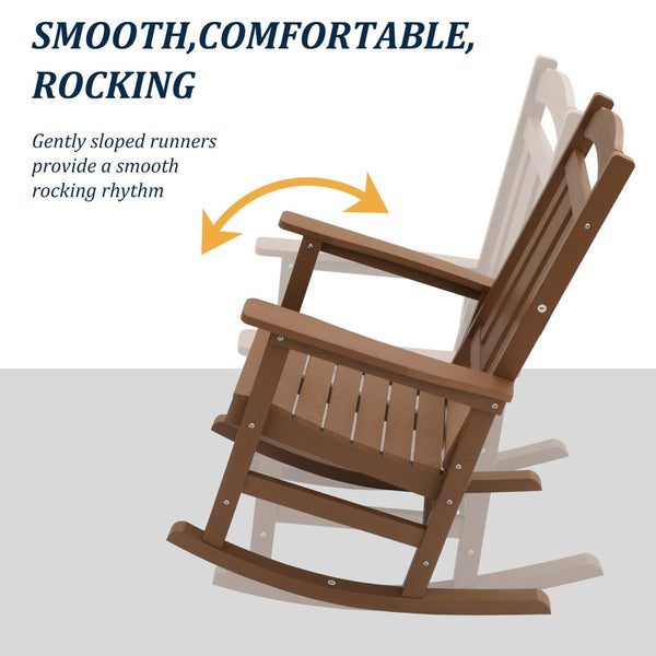 English Elm Folding Adirondack Chair Outdoor Hips Resin Weather Resistant Patio Deck Seating T3609P482831
