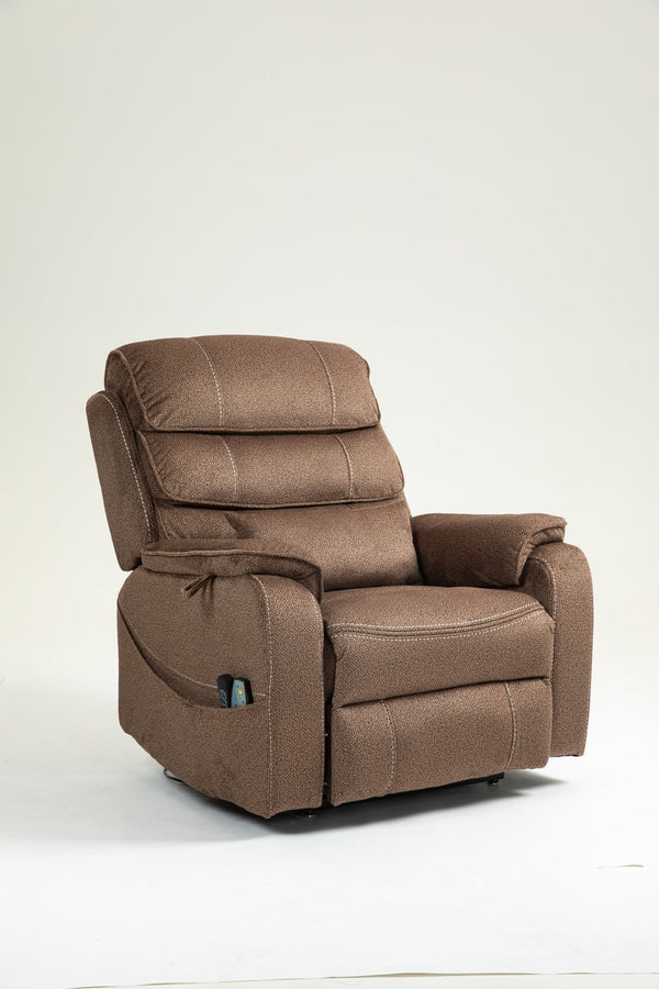 English Elm Lounge Electric Lift Chair With Full Recline, Massage, Heating & Storage For Ultimate Comfort W547S00057