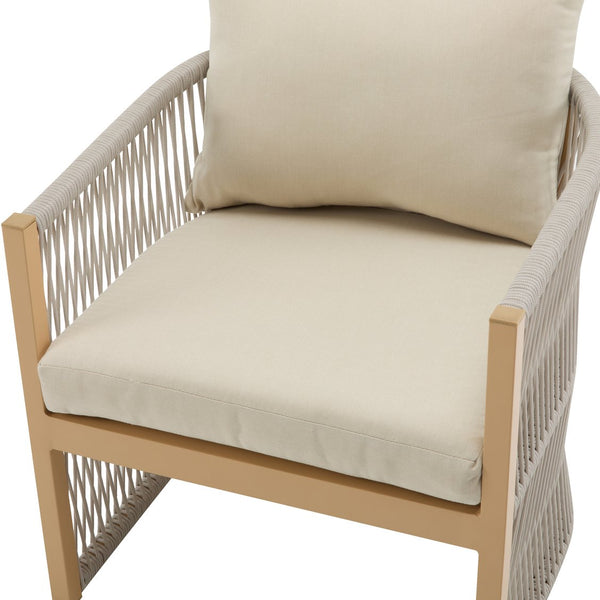 English Elm Christopher Knight Home® - [Set Of 2] Modern Beige Curved Aluminum Lounge Chairs With Plush Cushions For Outdoor Comfort N767P237033B_2