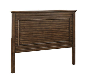 English Elm Franklin Walnut Four Piece Full Bedroom Suite with Headboard Dresser and Nightstand B2726P457620