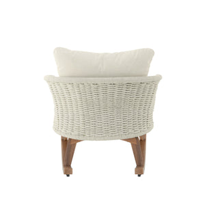 English Elm Christopher Knight Home® - [Set of 2] 29.5" Contemporary Minimalist Wicker Rocking Chair with Plush Polyester Cushions & Solid Wood Frame Beige+Natural N767P305079A_2