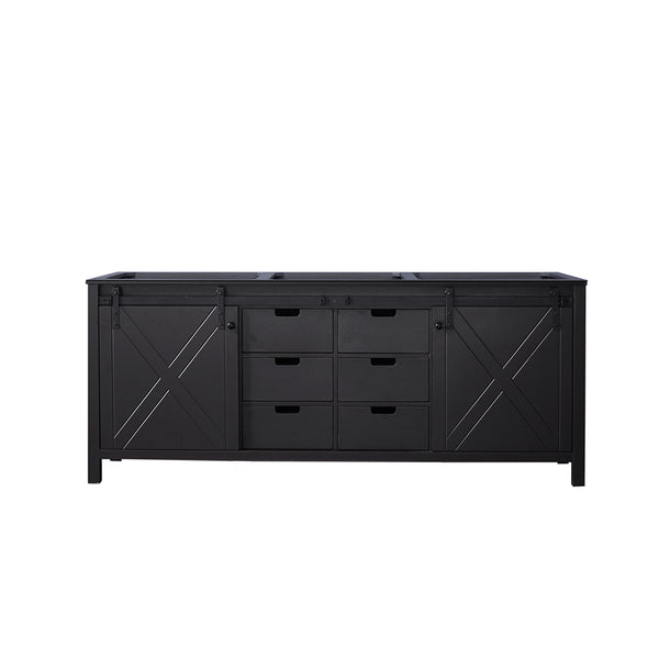 English Elm Brown Double-Sink Vanity 80" W - Luxurious Storage, Solid Wood Build, Fully Assembled For Fast Setup! B2731P260065