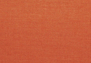 English Elm Orange Helena Accent Chair Walnut Finish with Storage, Arts & Crafts Padded Orange Fabric Seat Back B011P256311