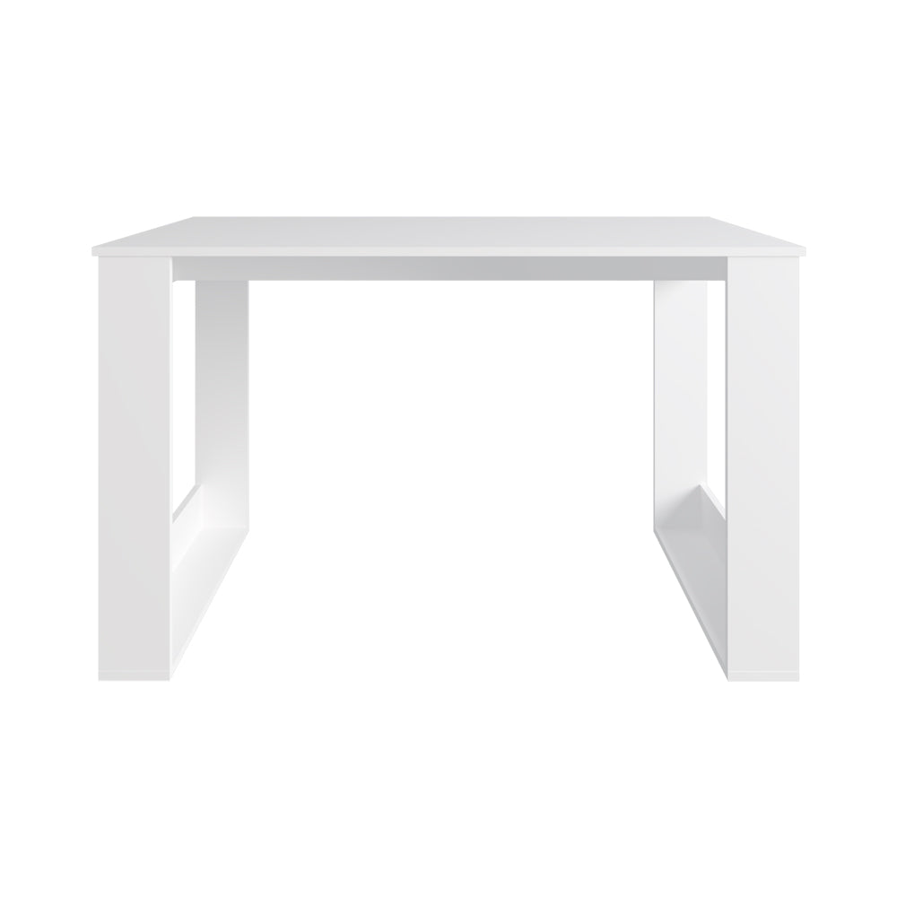 English Elm Computer Desk Albion — White Engineered Wood Workspace 47.2"W x 23.6"D, Stylish Leg Design, Durable Construction B092P306236