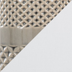 English Elm Casa Elegant 21" Ceramic Table Lamp with Glossy Crackle Finish, Polished Nickel & White Linen Shade Gray B202P224018