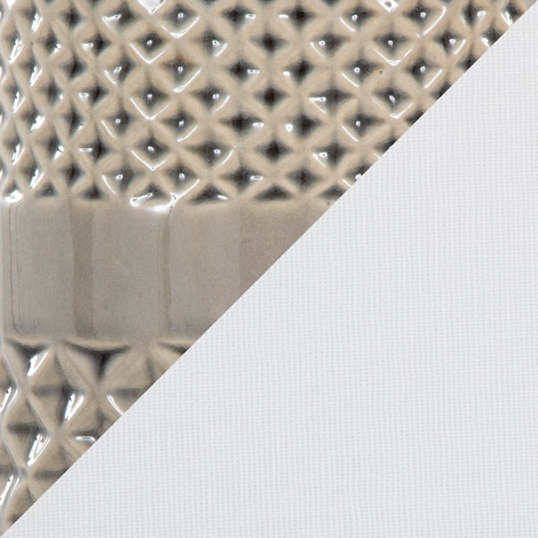 English Elm Casa Elegant 21" Ceramic Table Lamp with Glossy Crackle Finish, Polished Nickel & White Linen Shade Gray B202P224018