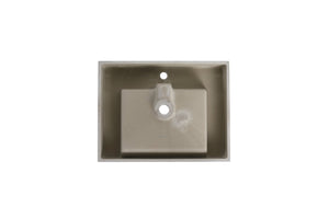 English Elm Resin Ameican White Oak Gel Basin Vanity Top 29.5x13.2x23.6 Inch Durable Non-Toxic Smooth Finish W1972P186770