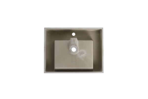 English Elm Resin Ameican White Oak Gel Basin Vanity Top 29.5x13.2x23.6 Inch Durable Non-Toxic Smooth Finish W1972P186770
