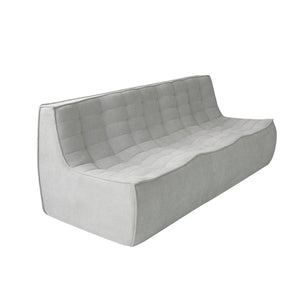 English Elm Caterpillar Modern Low-Profile 3-Seater Sofa With Waffle Design - Versatile, Stylish & Durable B341P321114