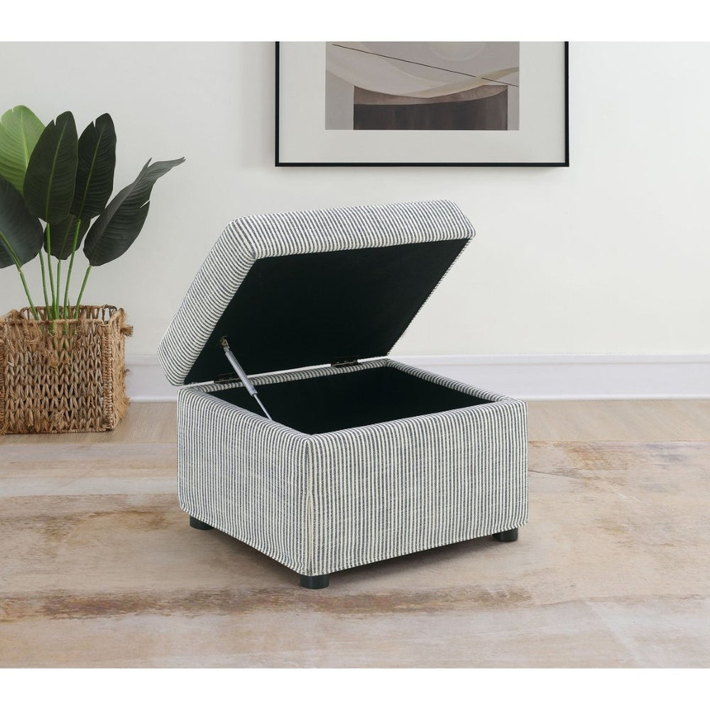 English Elm Merced Fabric Ottoman with Hydraulic Lift Top and Hidden Storage for Living Rooms B062P451982