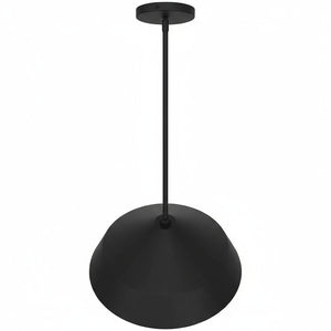 English Elm 14 Inch Matte Black Integrated Led Pendant Dimmable Etched Glass Kitchen Fixture B370P399324