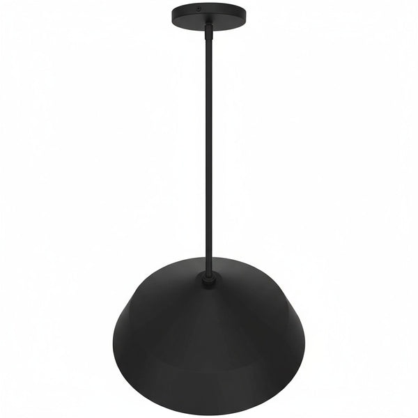 English Elm 14 Inch Matte Black Integrated Led Pendant Dimmable Etched Glass Kitchen Fixture B370P399324