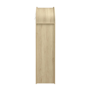 English Elm 70.28" Tall Arched Kitchen Pantry - Modern Farmhouse Cabinet With Adjustable Shelves For Versatile Storage W688P204446