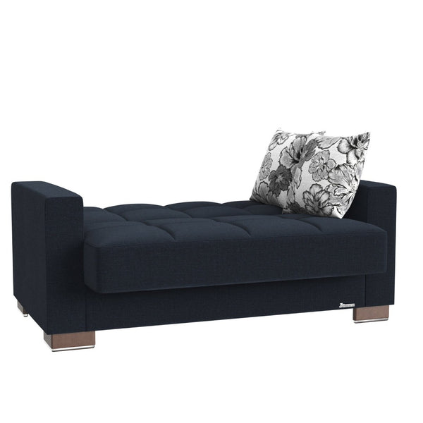 English Elm Primenest Zenaero Convertible Loveseat With Storage - Modern Dark Blue Upholstered Comfort & Style B030P281750-GIGA