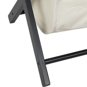 English Elm Hofitlead Rubberwood Folding Luggage Rack with Two Tier Shelf for Guest Rooms D45284654
