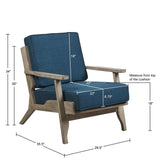 INK+IVY Malibu Casual Accent Chair II100-0488 Navy