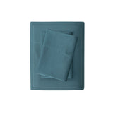 Madison Park 3M Microcell Casual Luxurious Brushed Microfiber Deep Pocket Sheet Set MP20-6344 Teal