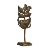 Christopher Knight Home® - Noble House - Orwell Handcrafted Aluminum Decorative Face Accessory with Stand, Brass