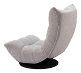 Down Go Swivel Chair Ash Gray 110257 Zuo Modern