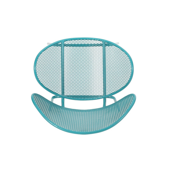 English Elm Christopher Knight Home® - ELBA Modern Iron Dining Chair with Slim Profile and Comfortable Seat — Durable, Stylish Accent Seating Teal 65203.00T