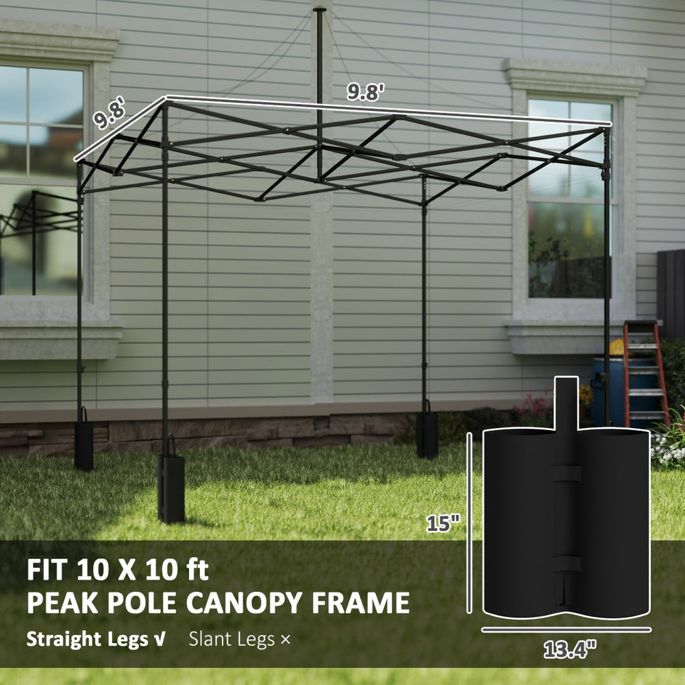 English Elm Replacement Oxford Cloth Canopy Top for 10x10 Pop up Frames with Upf50 Protection T3971P426386