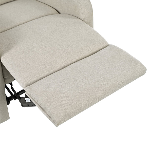 English Elm Christopher Knight Home® - Modern Recliner Plush Manual Recliner Chair with Ergonomic Support, 3-Position Backrest, Durable Fabric Comfort Wheat N763P256491A
