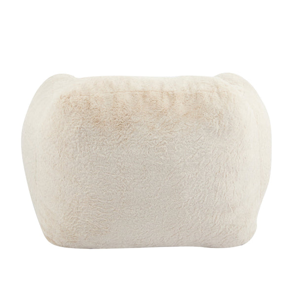 English Elm Christopher Knight Home® - Auch Indoor Armchair Style Bean Bag Beige - Plush Faux-Fur Comfort, Shredded Foam Support, Space-Smart Design N775P265515B