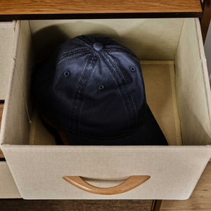 English Elm HOMCOM 5-Drawer Dresser with Foldable Fabric Drawers, Steel Frame & Maple Top — Safe Spacious Storage W2225P229648