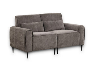 English Elm Rossa Chenille Upholstered Sofa Loveseat and Chair Set with Pocket Coil Cushions Gray B2749S00088