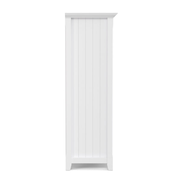 English Elm Acadian 12-Cube Storage Unit - Handcrafted Pine Organizer With Elegant White Finish For Home Décor B136P238606
